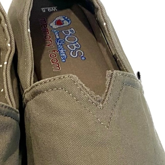 BOBS From Skechers Slip-on Espadrille Loafer w/ Arched Support Footbed Size 9.5 - Picture 11 of 11